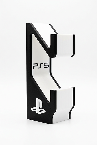 Çift Oyun Kumandası Masa Standı - PS5 DualSense Uyumlu 3D Stand
