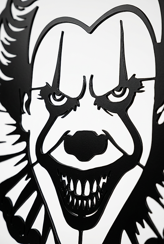 Pennywise 3D Baskı Duvar Tablosu - Stephen King IT Palyaço Duvar Dekoru