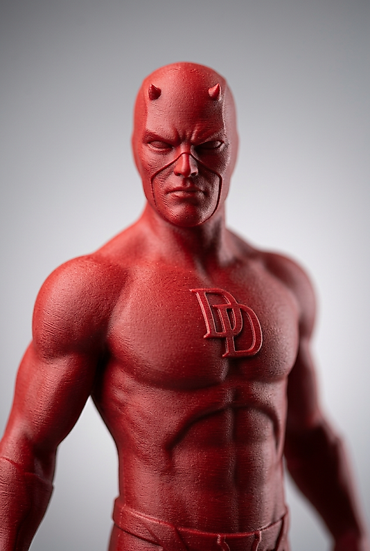 Daredevil 3D Baskı Figür - Marvel Korkusuz Masa Dekoru