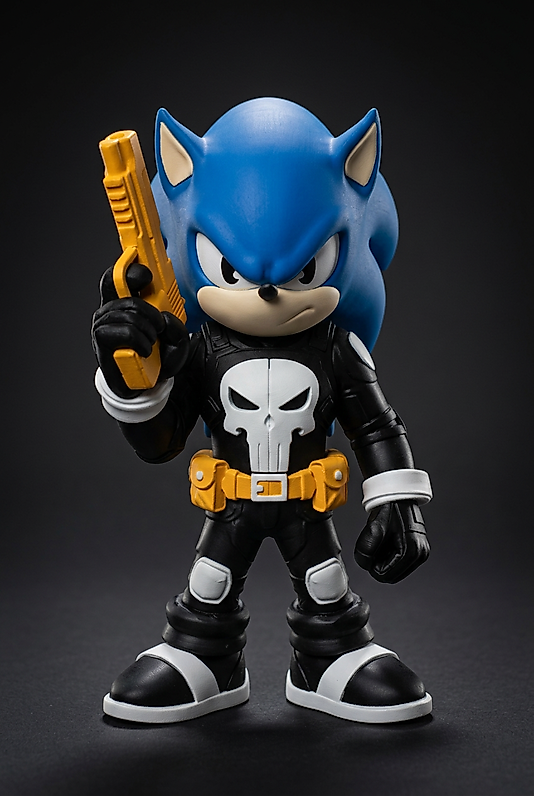 Sonic The Hedgehog 3D Baskı Figür