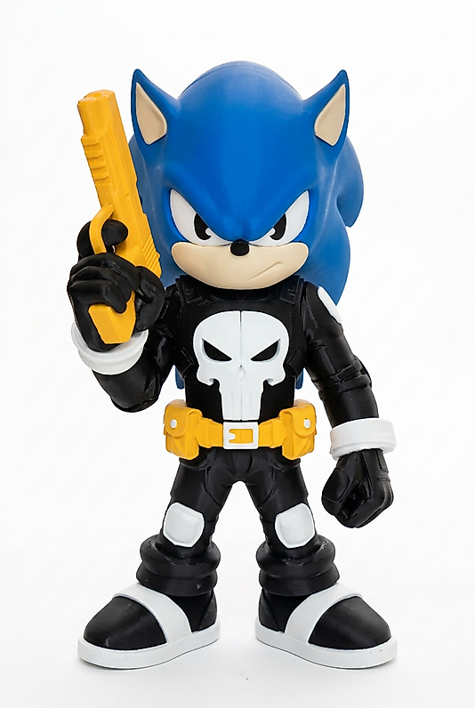 Sonic The Hedgehog 3D Baskı Figür