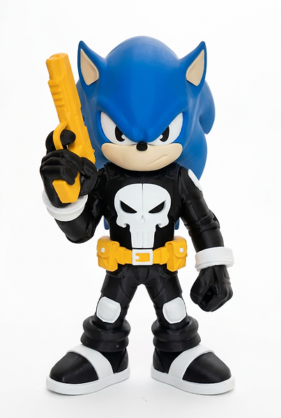 Sonic The Hedgehog 3D Baskı Figür