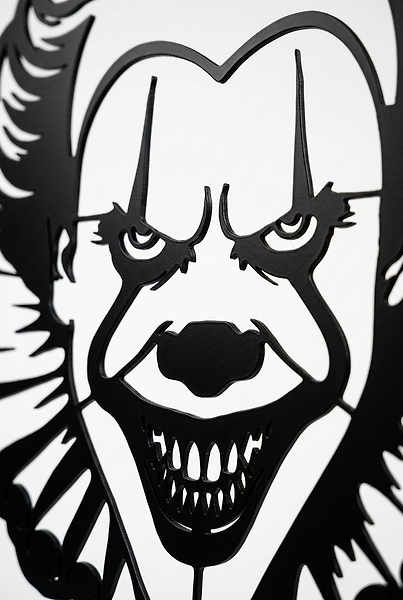 Pennywise 3D Baskı Duvar Tablosu - Stephen King IT Palyaço Duvar Dekoru