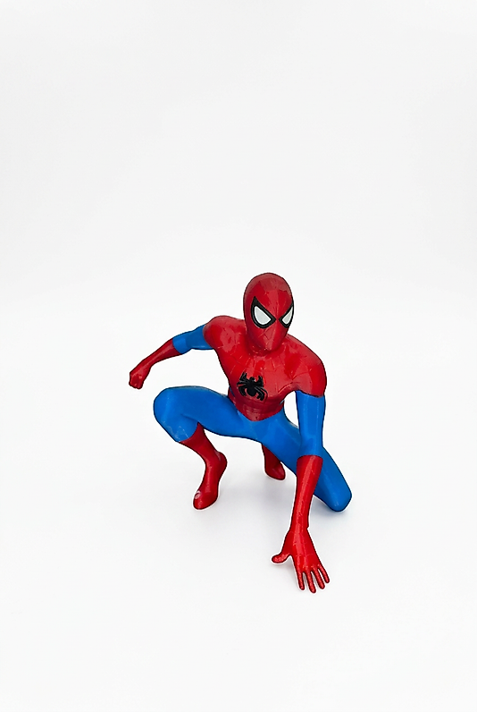 Spider-Man 3D Baskı Figür - Marvel Örümcek Adam Masa Dekoru