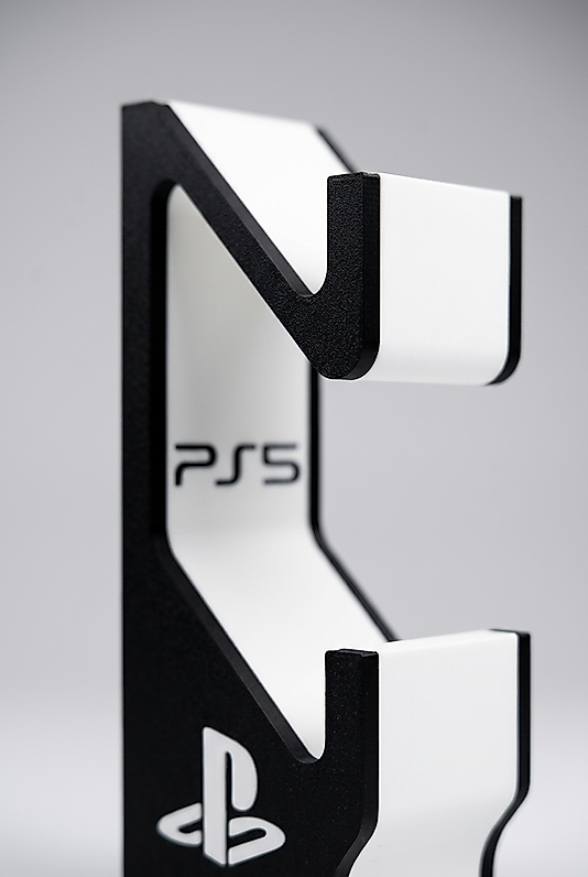 Çift Oyun Kumandası Masa Standı - PS5 DualSense Uyumlu 3D Stand