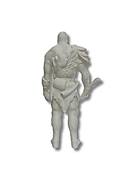 Mitolojik Savaşçı Büst Heykel Figür - Minimalist 3D Dekor | Formura3D