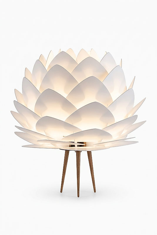Lotus Çiçeği Dekoratif Masa Lambası