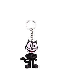 Sylvester Nostaljik Siyah Kedi Figür Anahtarlık - 3D Baskı Aksesuar | Formura3D