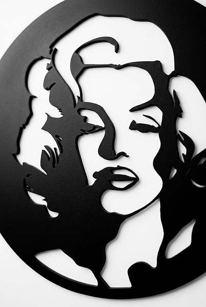 Marilyn Monroe Portre 3D Baskı Duvar Tablosu - İkonik Sinema Duvar Dekoru