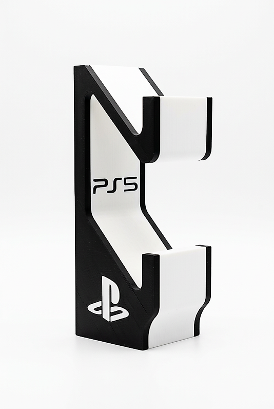 Çift Oyun Kumandası Masa Standı - PS5 DualSense Uyumlu 3D Stand