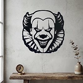 Pennywise It Palyaço 3D Baskı Duvar Tablosu